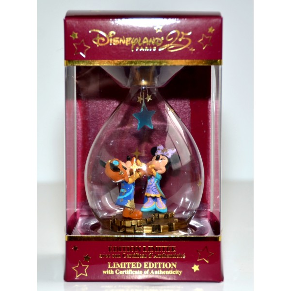Mickey and Minnie Limited Edition Christmas Bauble, Disneyland Paris 25th Anniversary